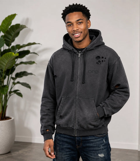 Men's Grey WORLD TOUR Hoodie - Xactwear