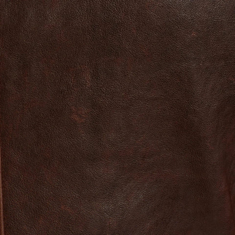 Men's Real Chocolate Brown Cafe Racer Leather Jacket