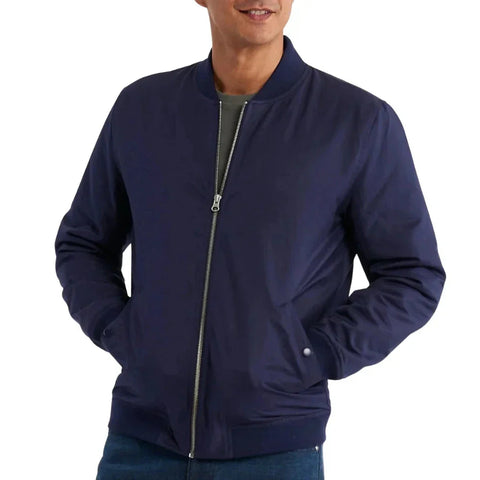 Men’s Lightweight Sky Blue Bomber Jacket