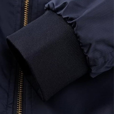 Men's Reversible Navy Blue MA-1 Bomber Jacket