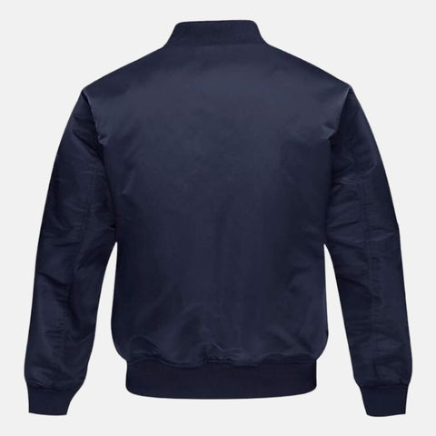 Men's Reversible Navy Blue MA-1 Bomber Jacket
