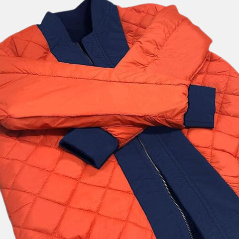 Men's Reversible Navy Blue MA-1 Bomber Jacket