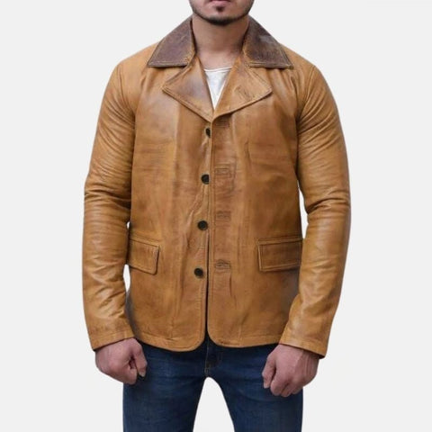 Arthur RDR Men’s Brown Leather Jacket