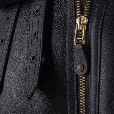 Men’s Sheepskin B-3 Leather Bomber Jacket